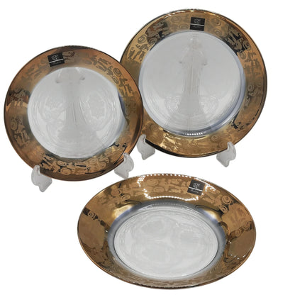 Royal Gold Slice Plate Set 18 PCS