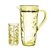 Acrylic Leaves Cut Water Set 7 Pc (Hb Glass)