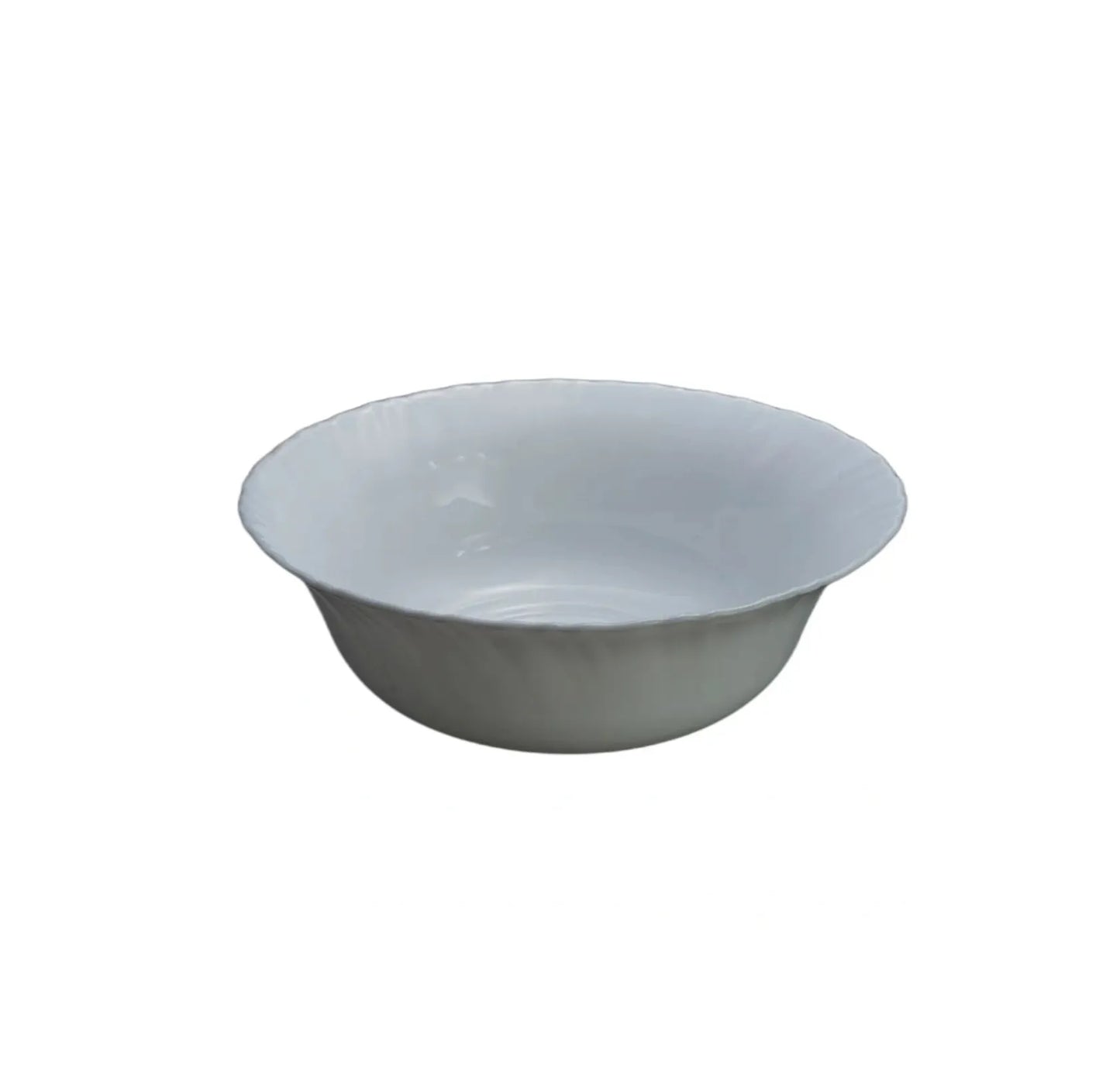 Opal White Salad Bowl