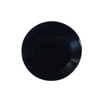 Opal Black Dessert Plate