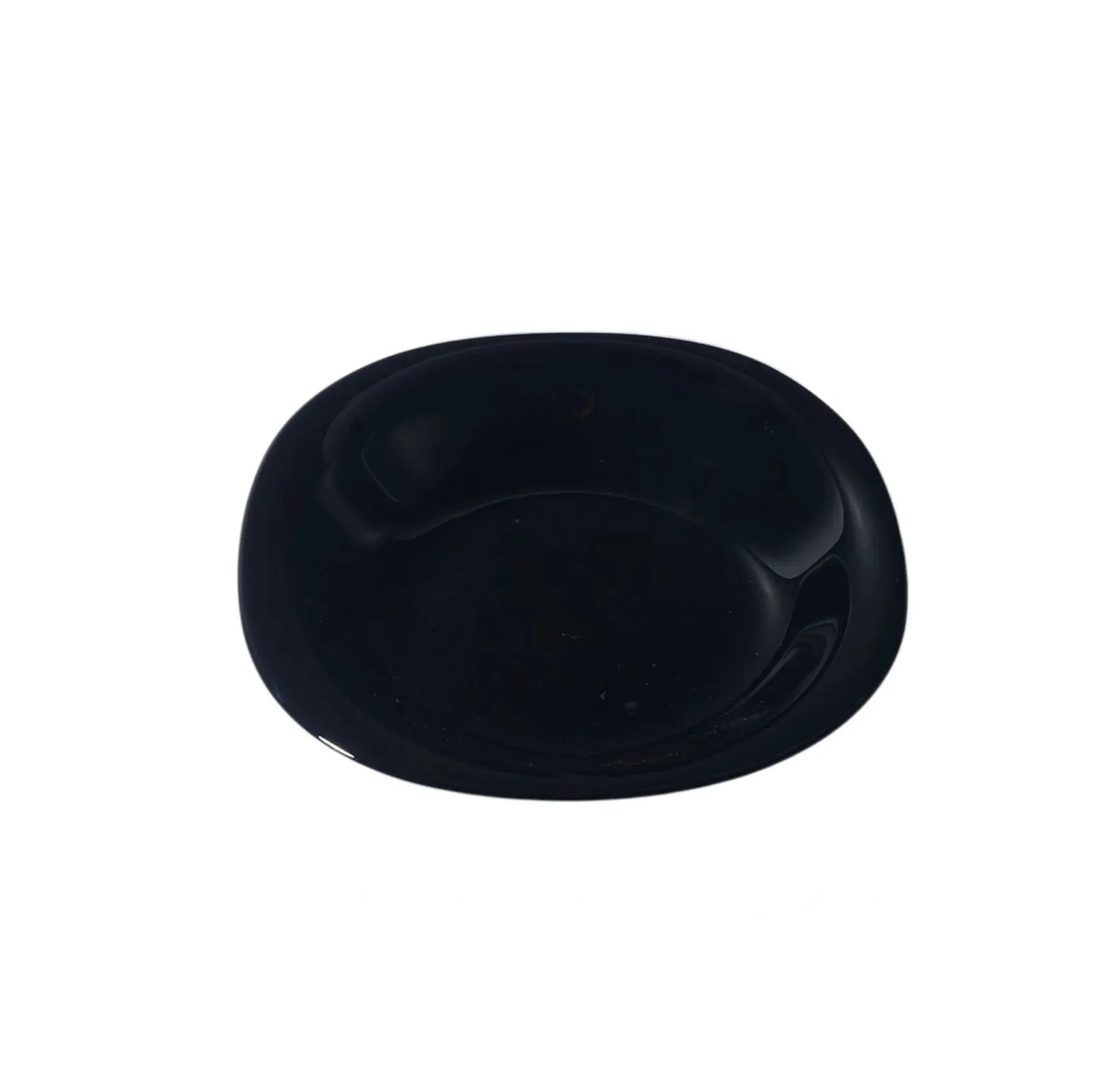 Opal Black Soup Plate