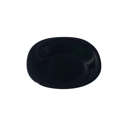 Opal Black Soup Plate