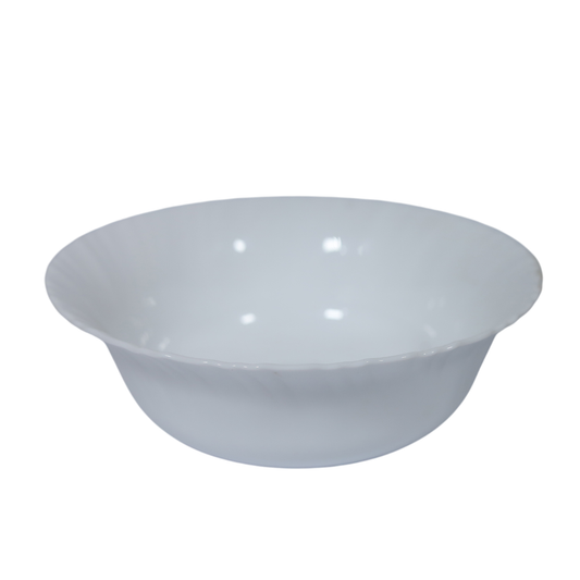 Opal White Salad Bowl